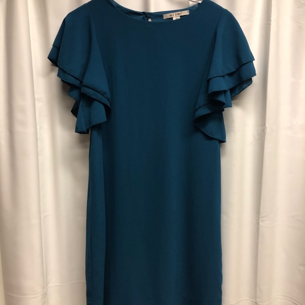 Teal dress size XS. From Franchesca’s. NWT